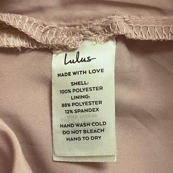 Lulus Loveliest Looks Blush Pink Floral Jacquard Tie-Strap Mini Dress - Picture 9 of 9